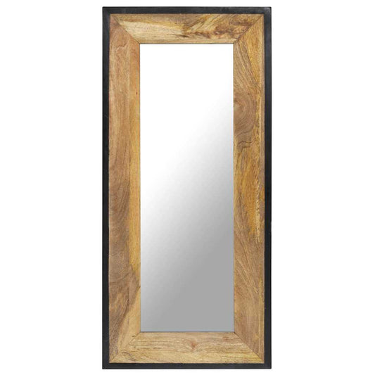 321631 vidaXL Mirror 110x50 cm Solid Mango Wood