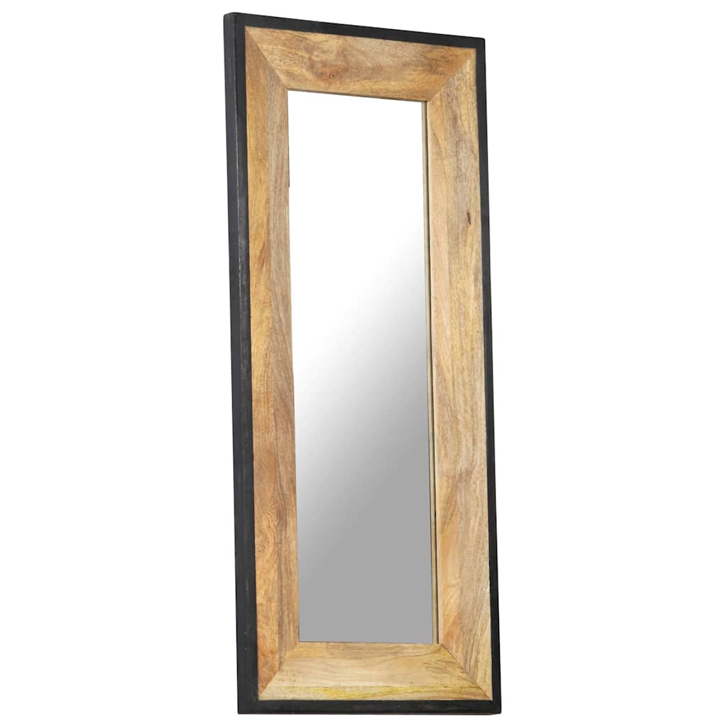 321631 vidaXL Mirror 110x50 cm Solid Mango Wood