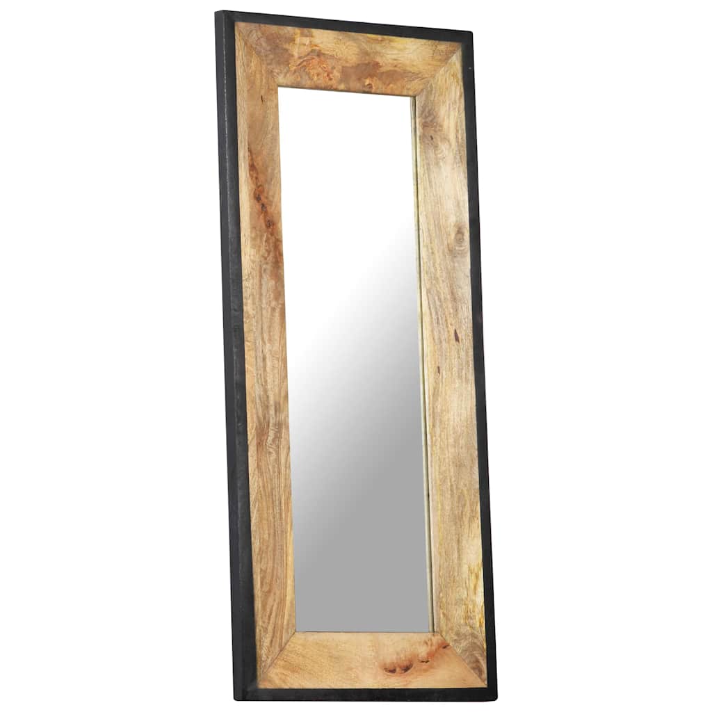 321631 vidaXL Mirror 110x50 cm Solid Mango Wood