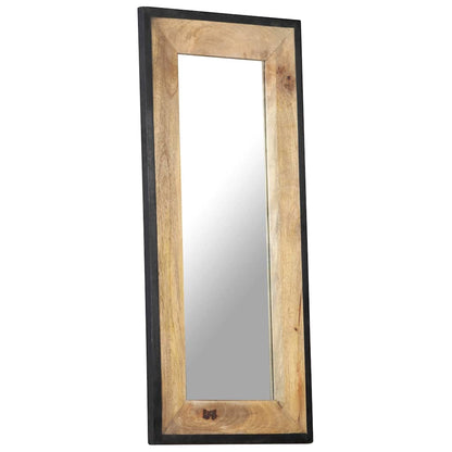 321631 vidaXL Mirror 110x50 cm Solid Mango Wood