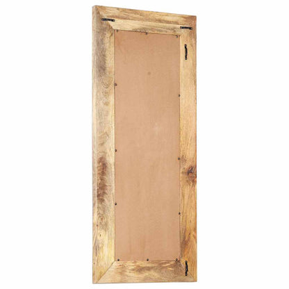 321646 vidaXL Hand-Carved Mirror 110x50x2,6 cm Solid Mango Wood