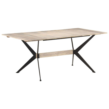 Dining Table 180x90x76 cm Solid Mango Wood