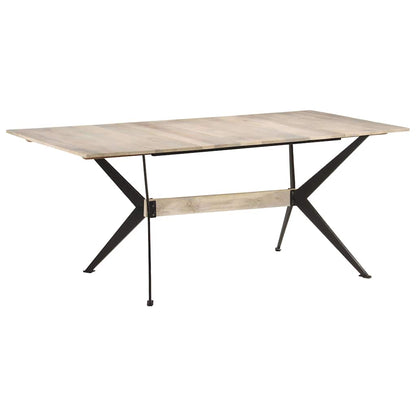 Dining Table 180x90x76 cm Solid Mango Wood