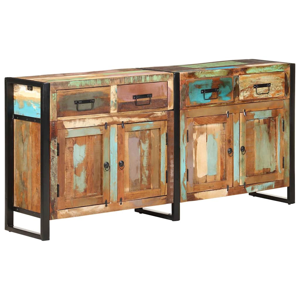 321697 vidaXL Sideboard 172x35x80 cm Solid Reclaimed Wood