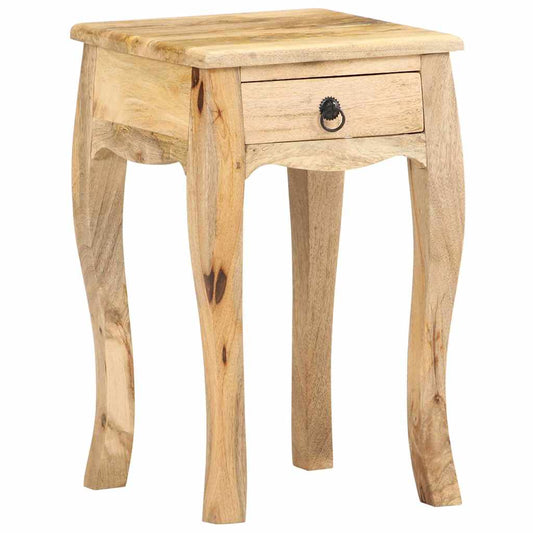 321707 vidaXL Bed Cabinet 28x28x46 cm Solid Mango Wood
