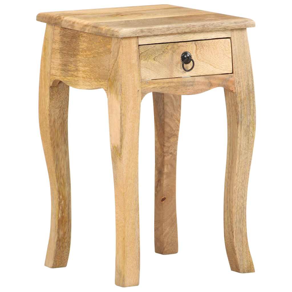 321707 vidaXL Bed Cabinet 28x28x46 cm Solid Mango Wood