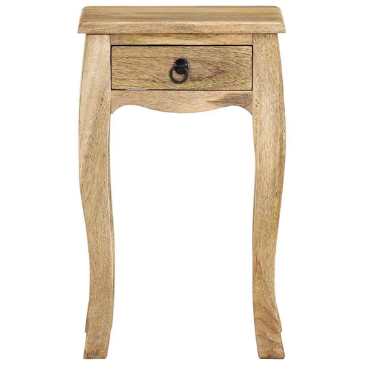 321707 vidaXL Bed Cabinet 28x28x46 cm Solid Mango Wood