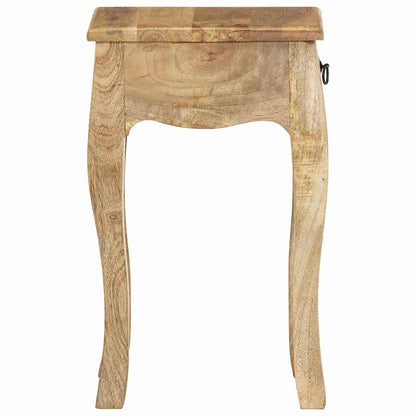 321707 vidaXL Bed Cabinet 28x28x46 cm Solid Mango Wood