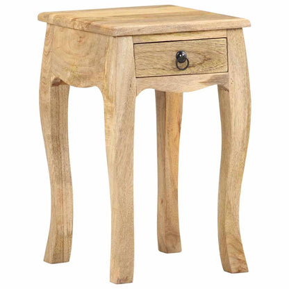 321707 vidaXL Bed Cabinet 28x28x46 cm Solid Mango Wood