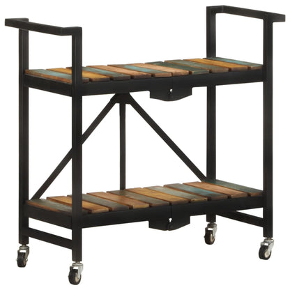 Kitchen Trolley 87x36x81 cm Solid Reclaimed Wood