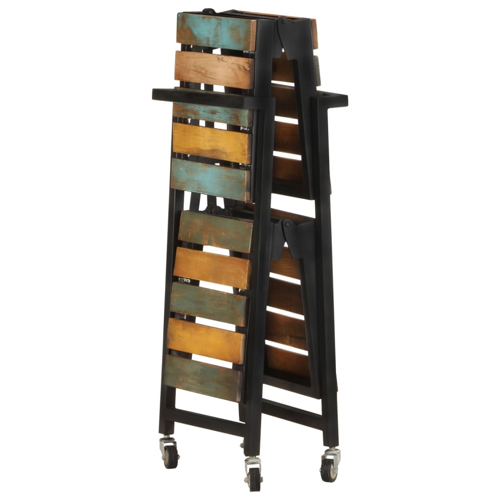 Kitchen Trolley 87x36x81 cm Solid Reclaimed Wood
