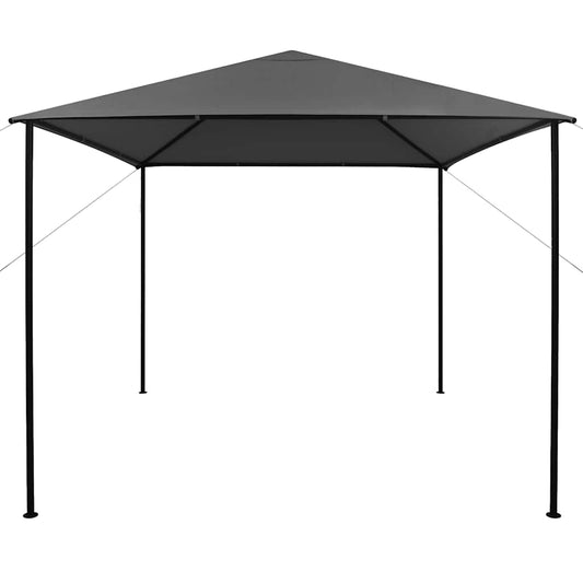 Gazebo 3x3 m Anthracite Fabric and Steel 180 g/m²