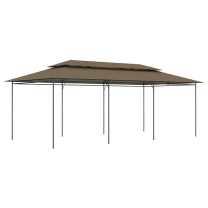 Gazebo 600x298x270 cm Taupe 180 g/m²