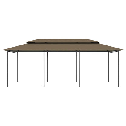 Gazebo 600x298x270 cm Taupe 180 g/m²