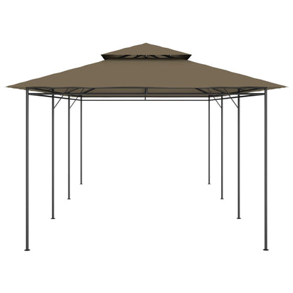 Gazebo 600x298x270 cm Taupe 180 g/m²
