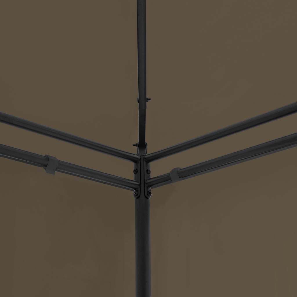 Gazebo 600x298x270 cm Taupe 180 g/m²
