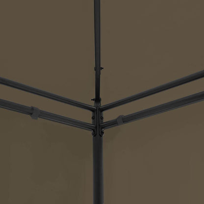 Gazebo 600x298x270 cm Taupe 180 g/m²