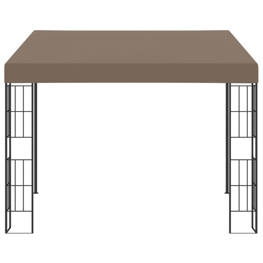 Wall-mounted Gazebo 3x3 m Taupe Fabric