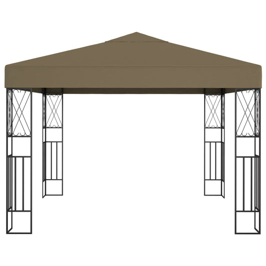 Gazebo | Taupe | Polyester fabric and steel | 3x3 metres | Durable
