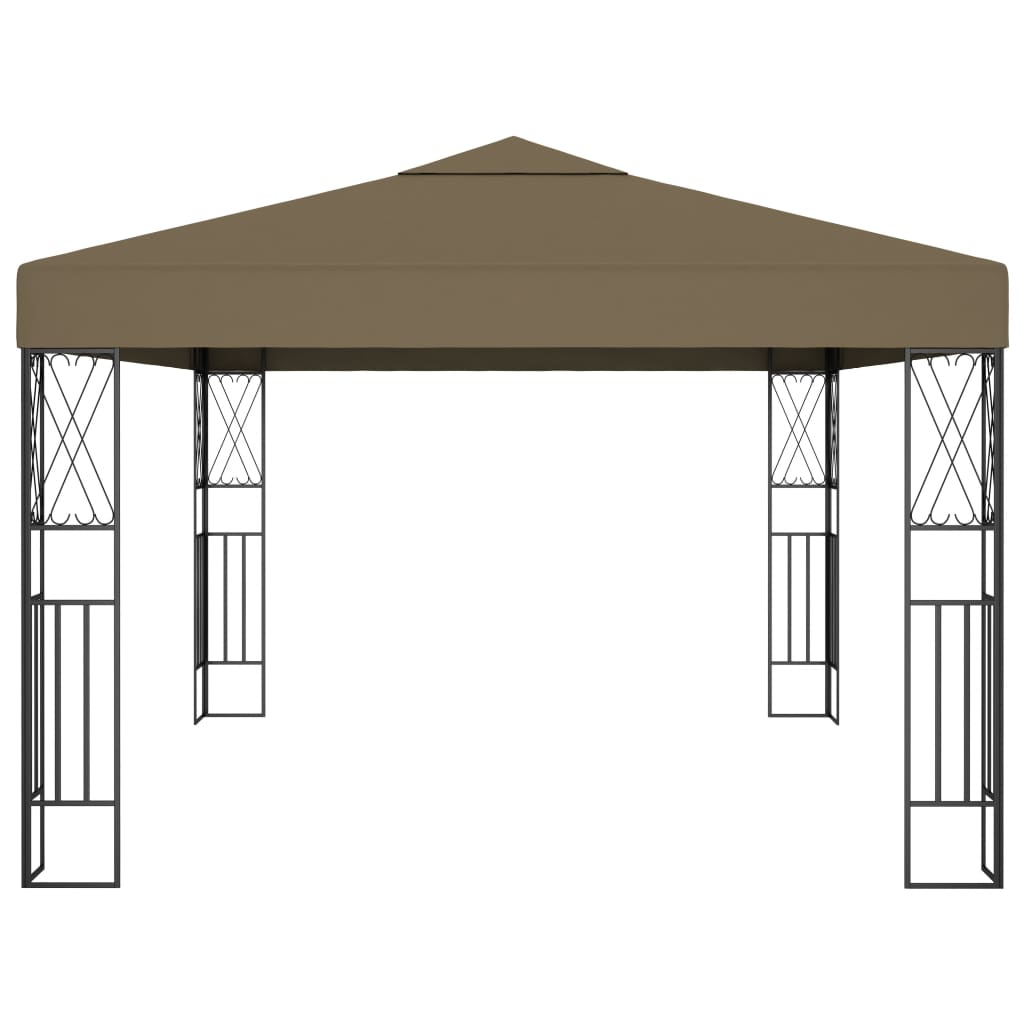 Gazebo 3x4 m Taupe Fabric