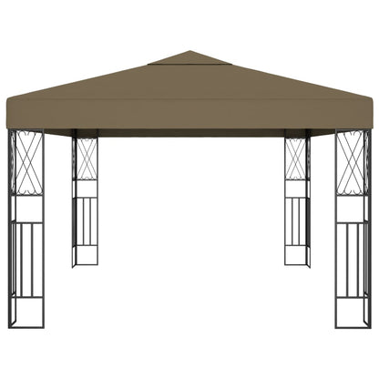 Gazebo 3x4 m Taupe Fabric