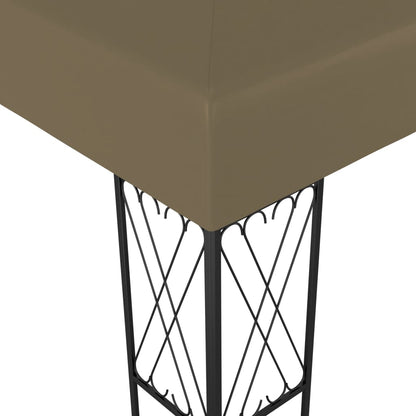 Gazebo 3x4 m Taupe Fabric
