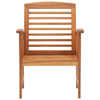 Garden Chair | Set of 2 | Natural wood | Solid acacia wood | Standard