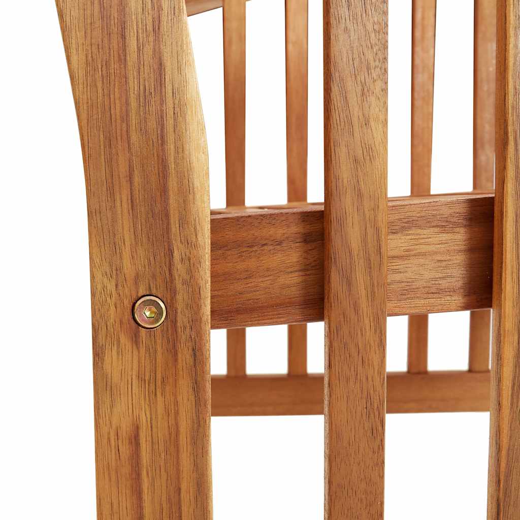 Garden Chair | Set of 2 | Natural wood | Solid acacia wood | Standard