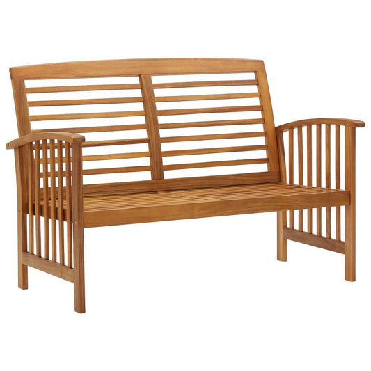 Garden Bench | Natural Wood | Solid Acacia Wood | Medium | Durable