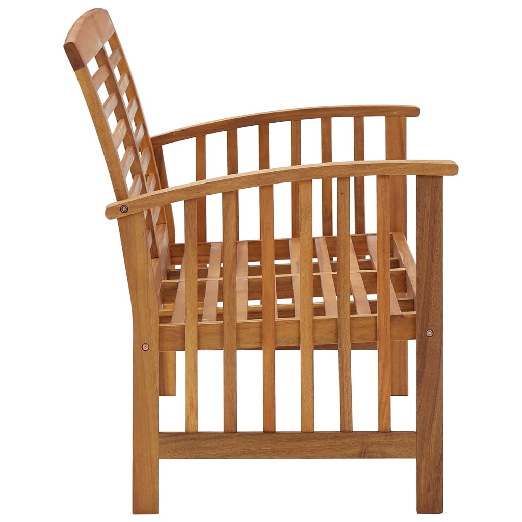 Garden Bench | Natural Wood | Solid Acacia Wood | Medium | Durable