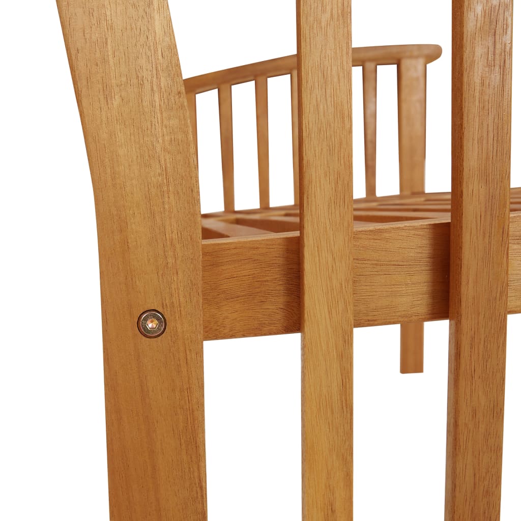 Garden Bench | Natural Wood | Solid Acacia Wood | Medium | Durable