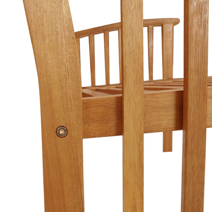 Garden Bench | Natural Wood | Solid Acacia Wood | Medium | Durable