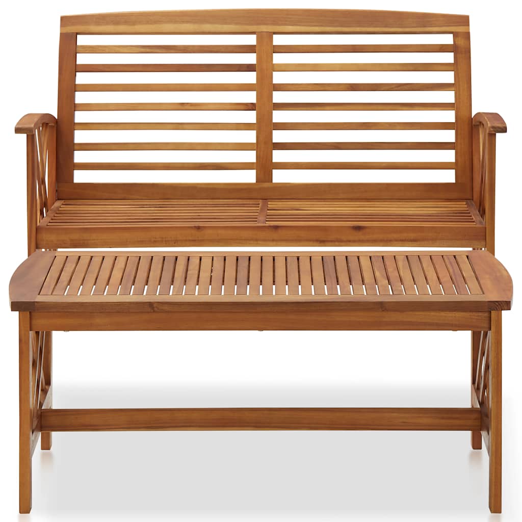 2 Piece Garden Lounge Set Solid Acacia Wood