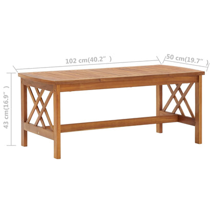 2 Piece Garden Lounge Set Solid Acacia Wood
