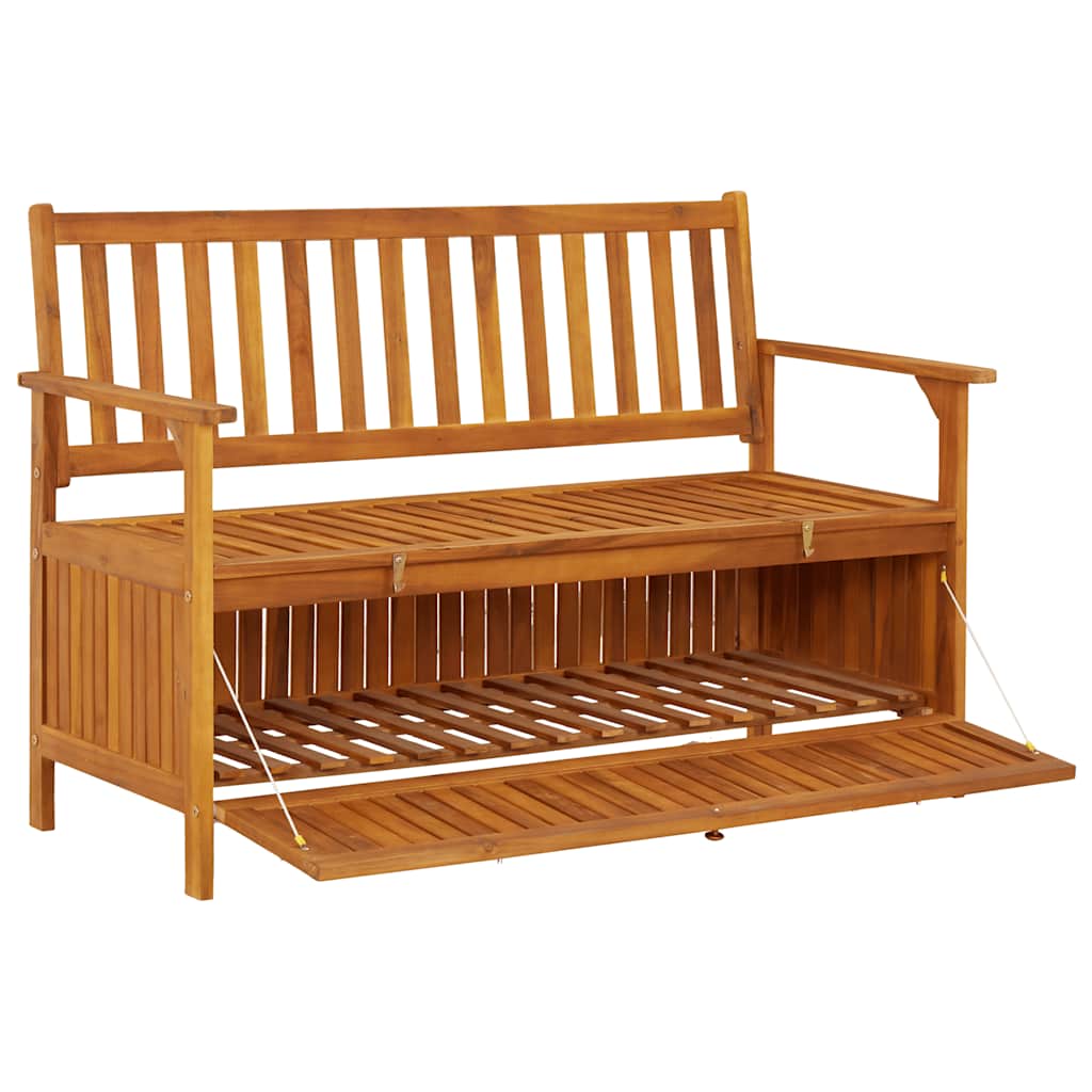 Storage Bench | Natural wood | Solid acacia wood | Medium | Storage Bench
