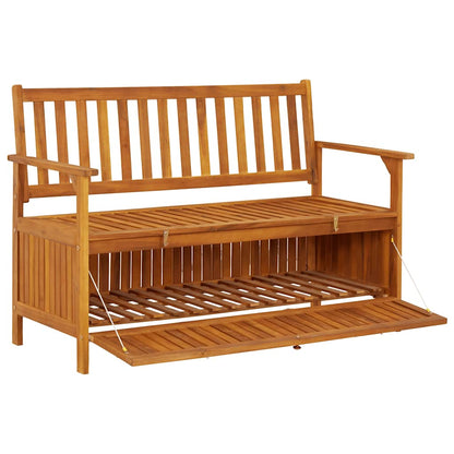Storage Bench | Natural wood | Solid acacia wood | Medium | Storage Bench