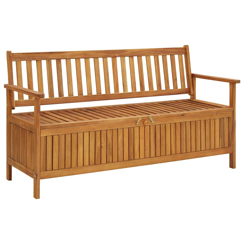 Storage Bench | Natural wood | Solid Acacia Wood | Medium | Storage Bench