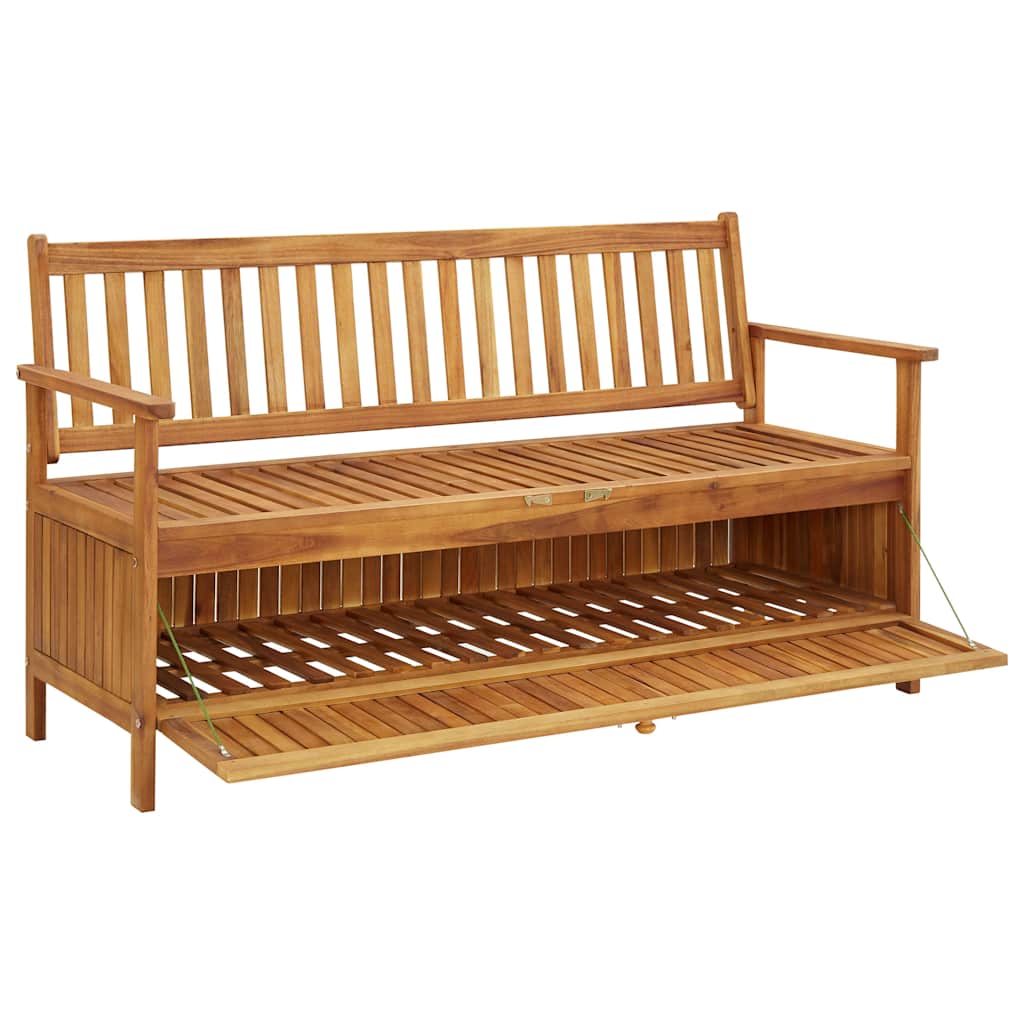 Storage Bench | Natural wood | Solid Acacia Wood | Medium | Storage Bench