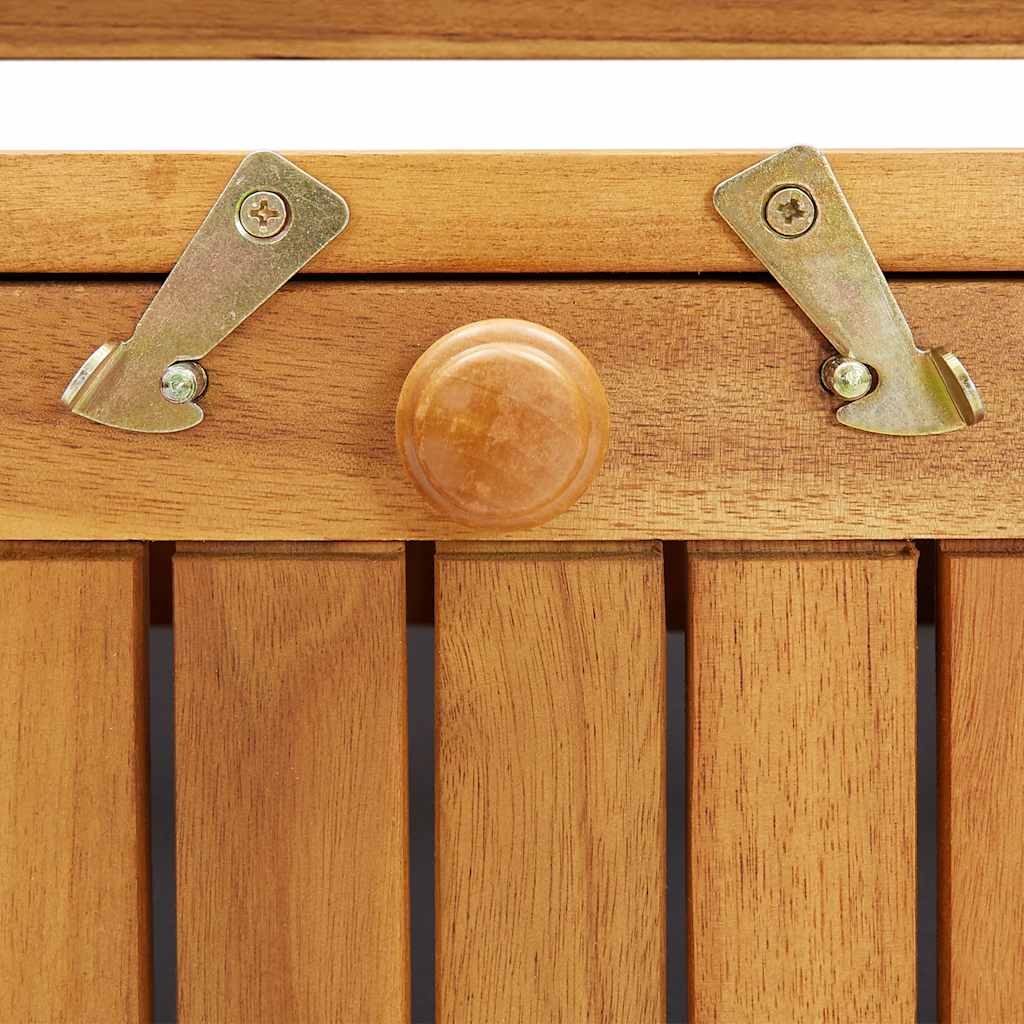 Storage Bench | Natural wood | Solid Acacia Wood | Medium | Storage Bench
