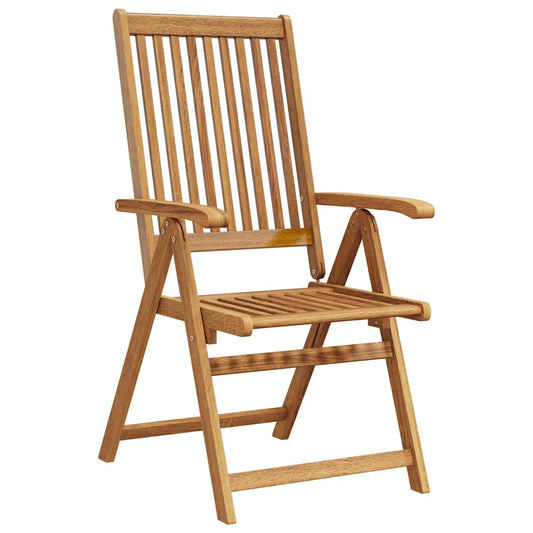 Folding Chairs 3 pcs Solid Acacia Wood