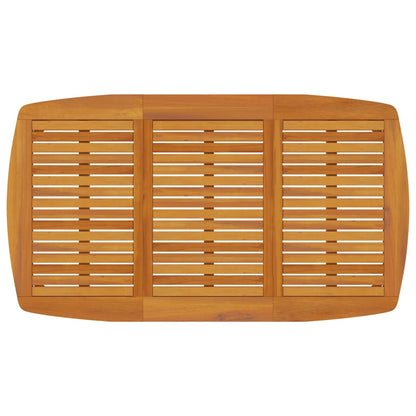 Garden Table | Natural Wood | Solid acacia wood | Large |  Durable