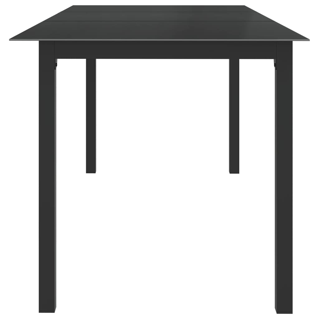 Garden Table | Black | Aluminium | Large | Durable | Garden Table