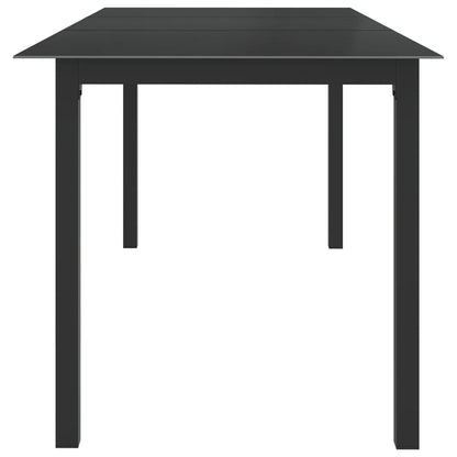 Garden Table | Black | Aluminium | Large | Durable | Garden Table