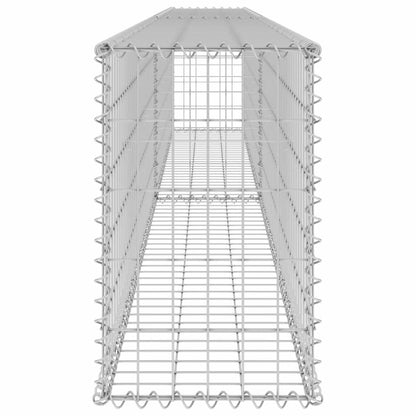 Gabion Wall with Covers Galvanised Steel 300x30x50 cm