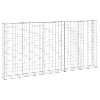 Gabion Wall with Covers Galvanised Steel 300x30x150 cm