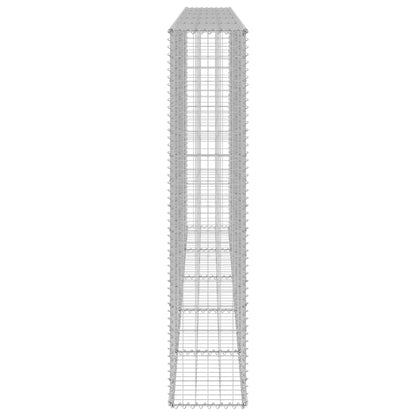 Gabion Wall with Covers Galvanised Steel 300x30x150 cm
