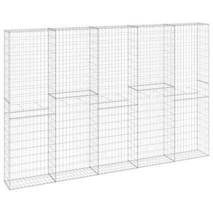 Gabion Wall with Covers Galvanised Steel 300x30x200 cm