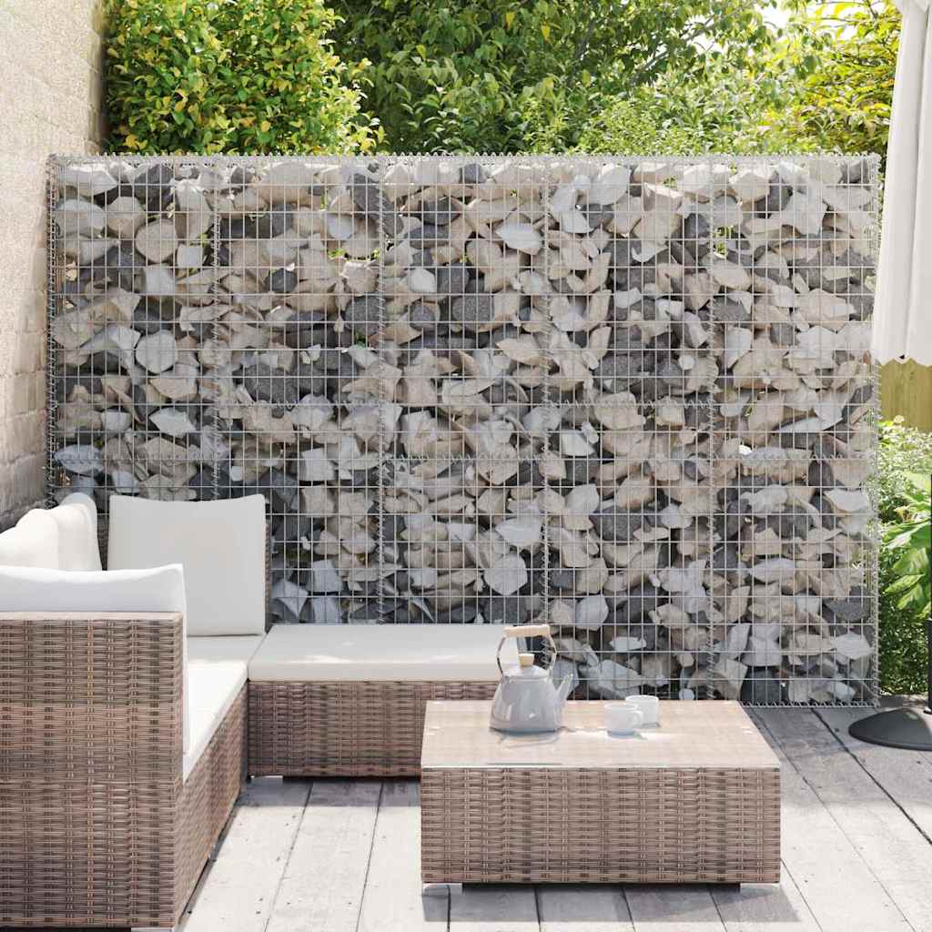 Gabion Wall with Covers Galvanised Steel 300x30x200 cm