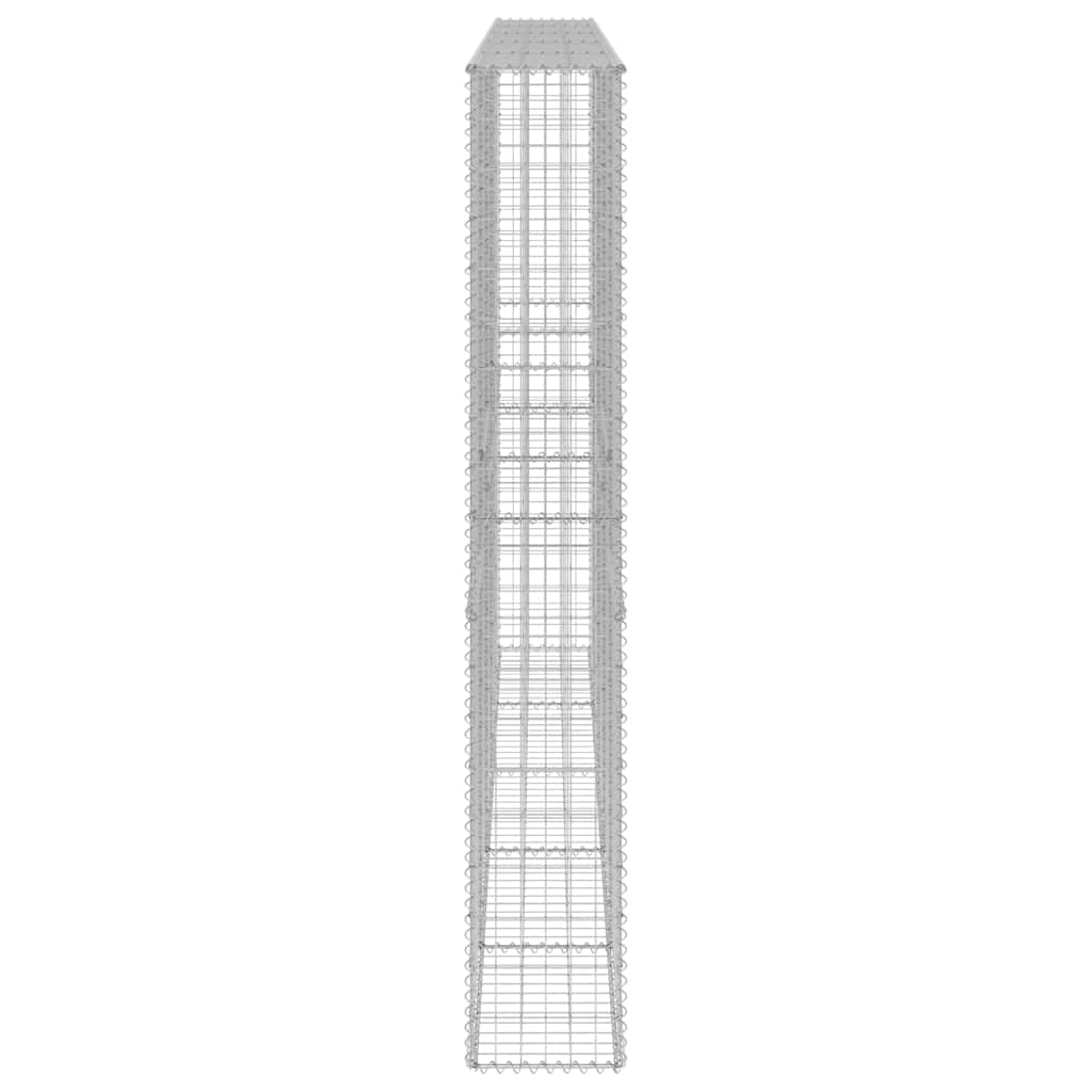 Gabion Wall with Covers Galvanised Steel 300x30x200 cm