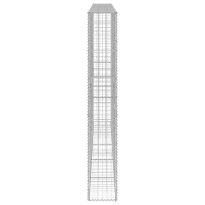 Gabion Wall with Covers Galvanised Steel 300x30x200 cm